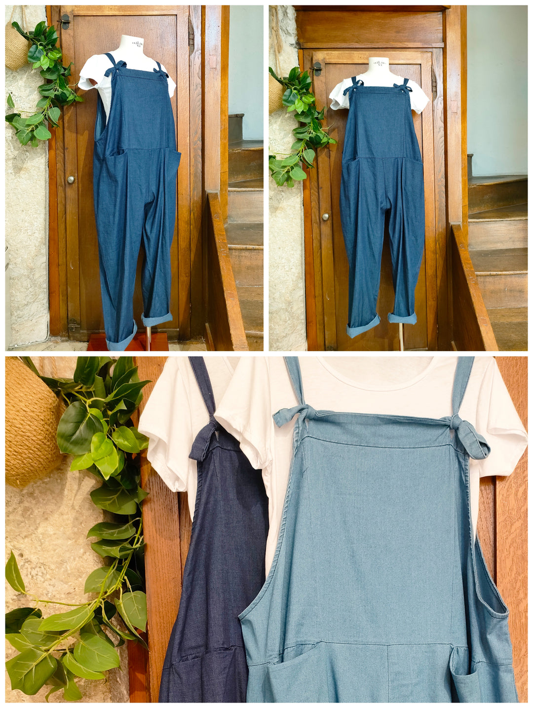 T-shirt+jumpsuit