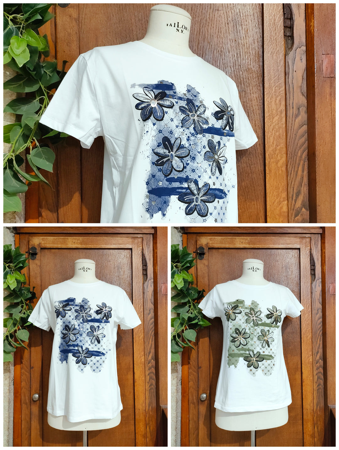 T-shirt fiori