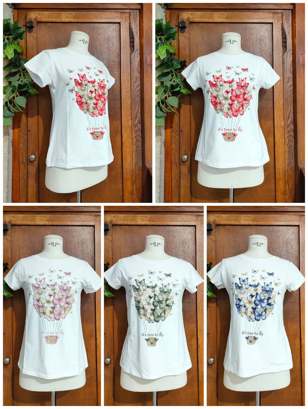 T-shirt farfalle
