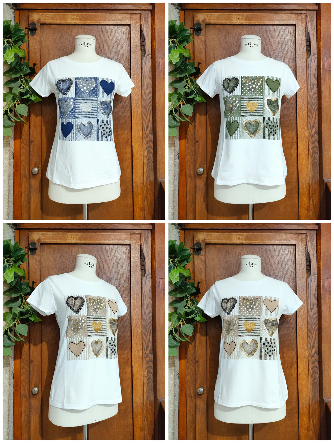 T-shirt cuori