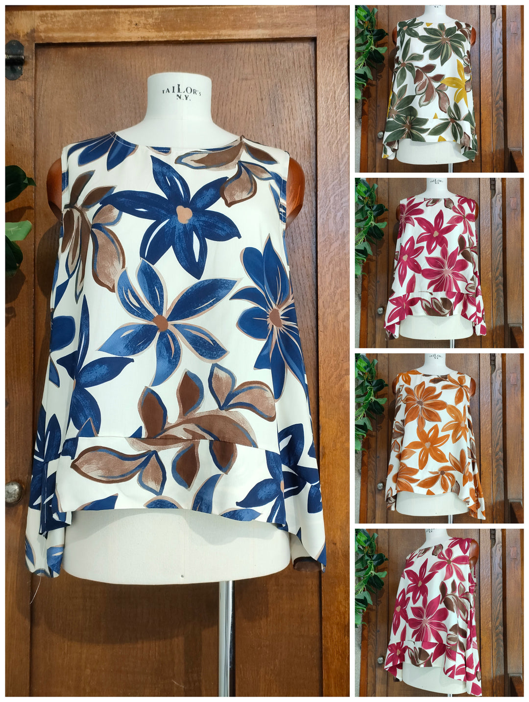 Blusa smanicata