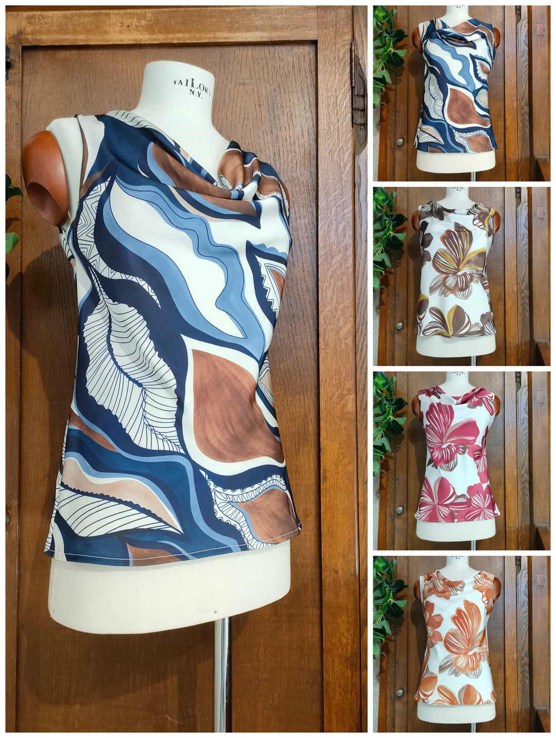 Blusa smanicata