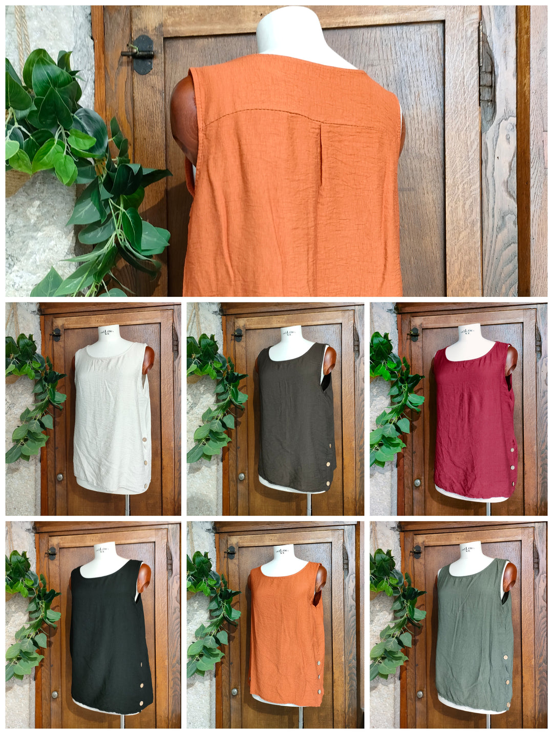Blusa smanicata