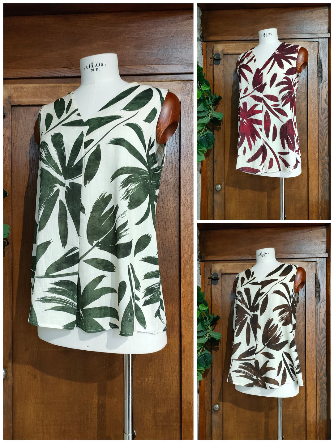 Blusa smanicata