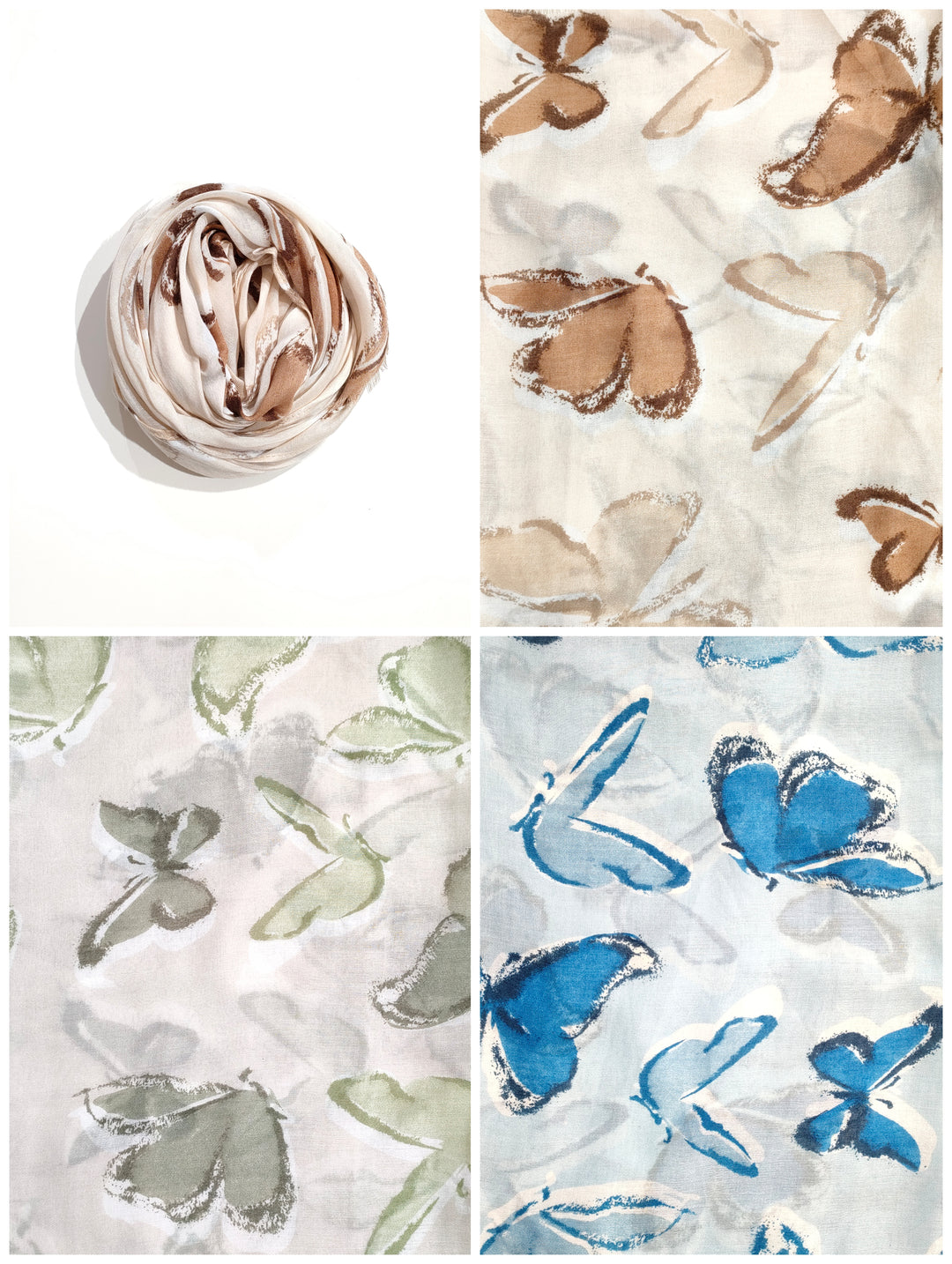 Sciarpina maxi farfalle