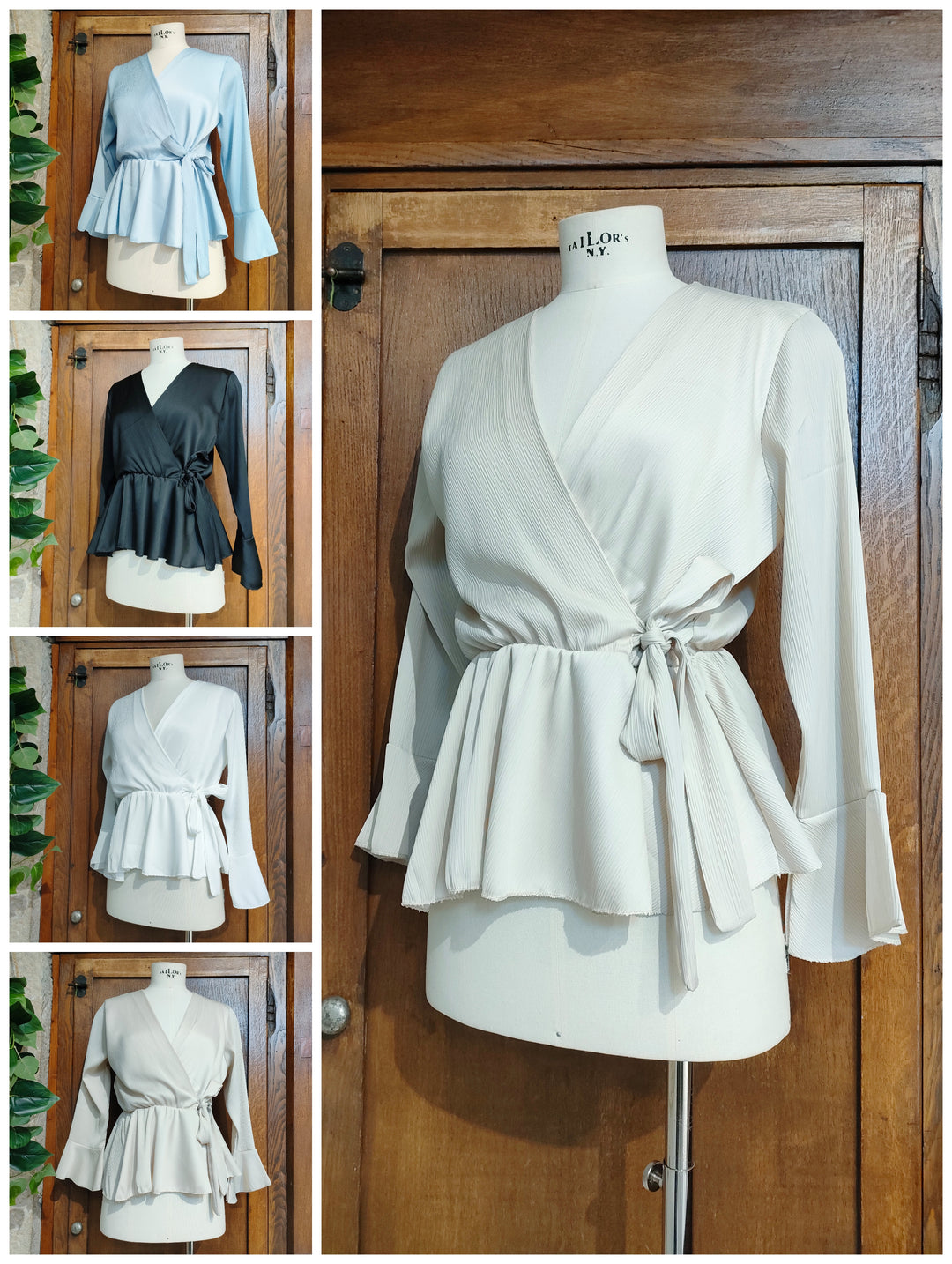 Blusa incrociata