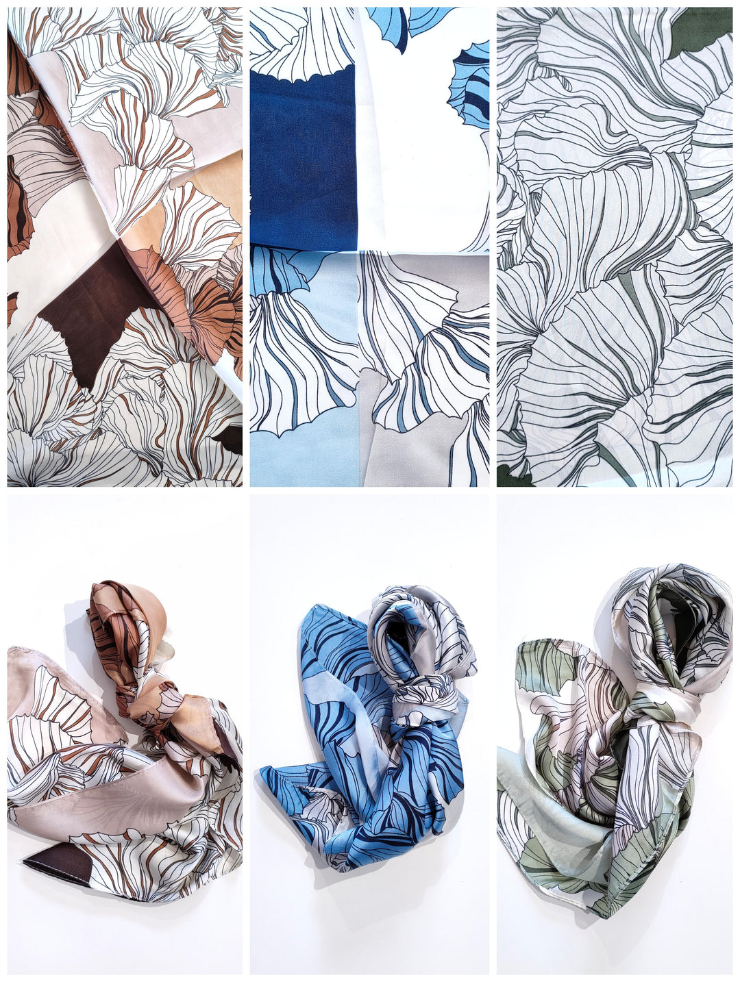 Foulard quadrato abstract