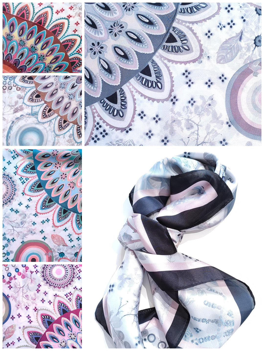 Foulard quadrato mandala