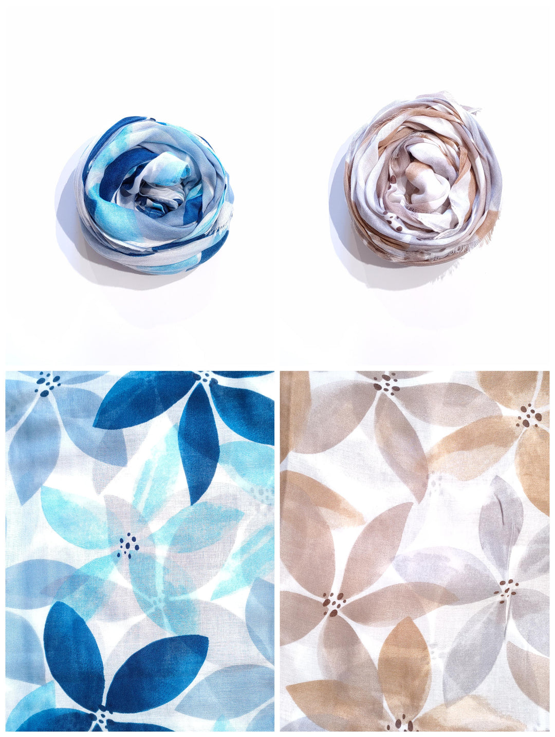 Sciarpina maxi fiori