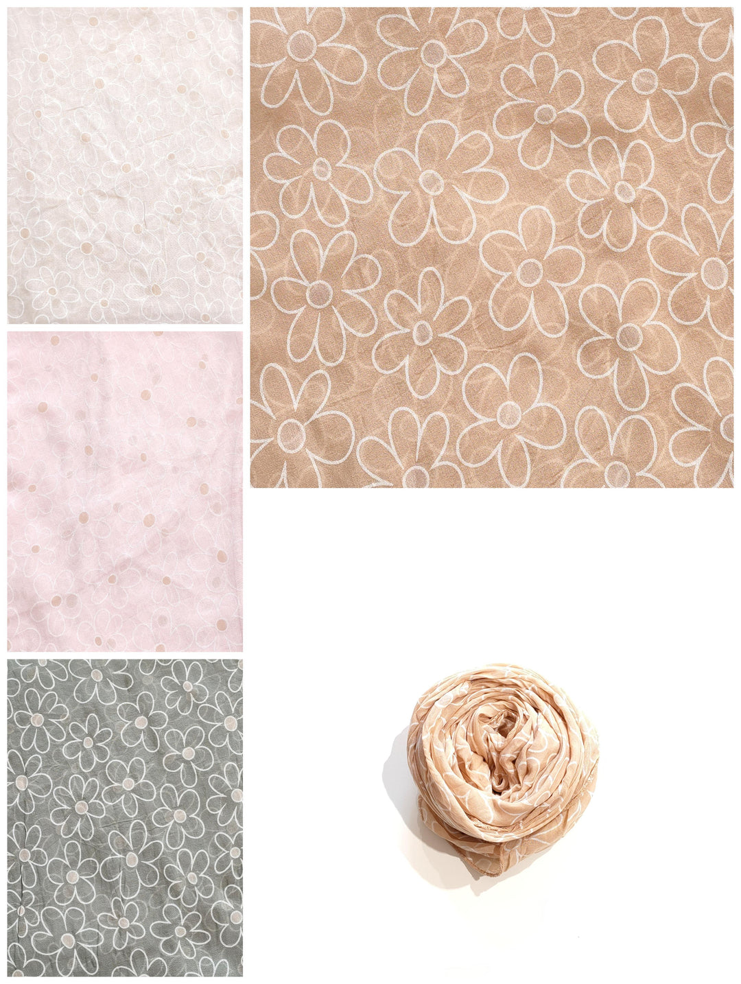 Sciarpina fiori pop