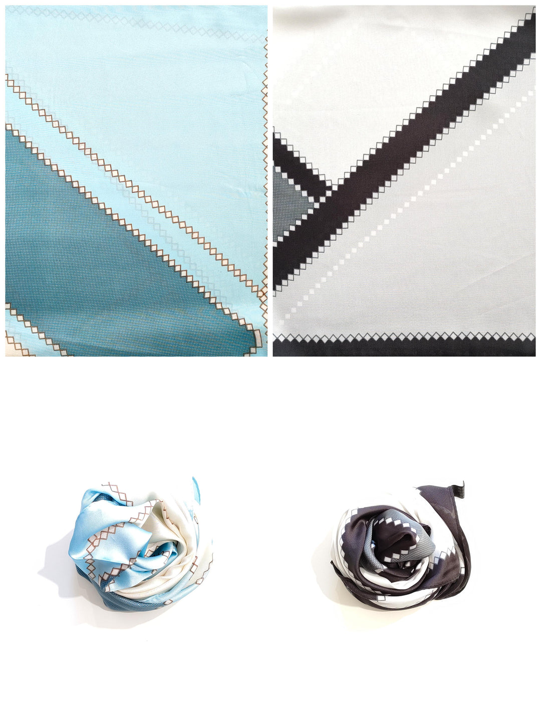 Foulard quadrato geometrie