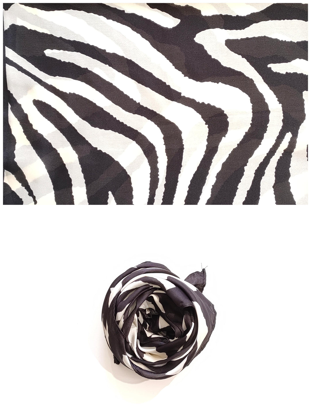 Foulard quadrato maculato