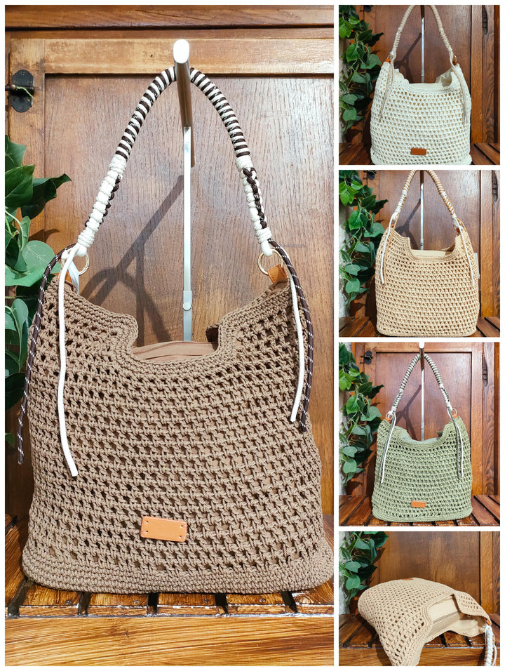 Borsa cotone crochet