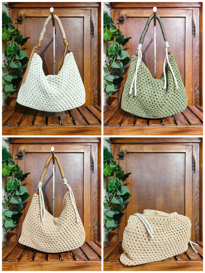Borsa cotone crochet