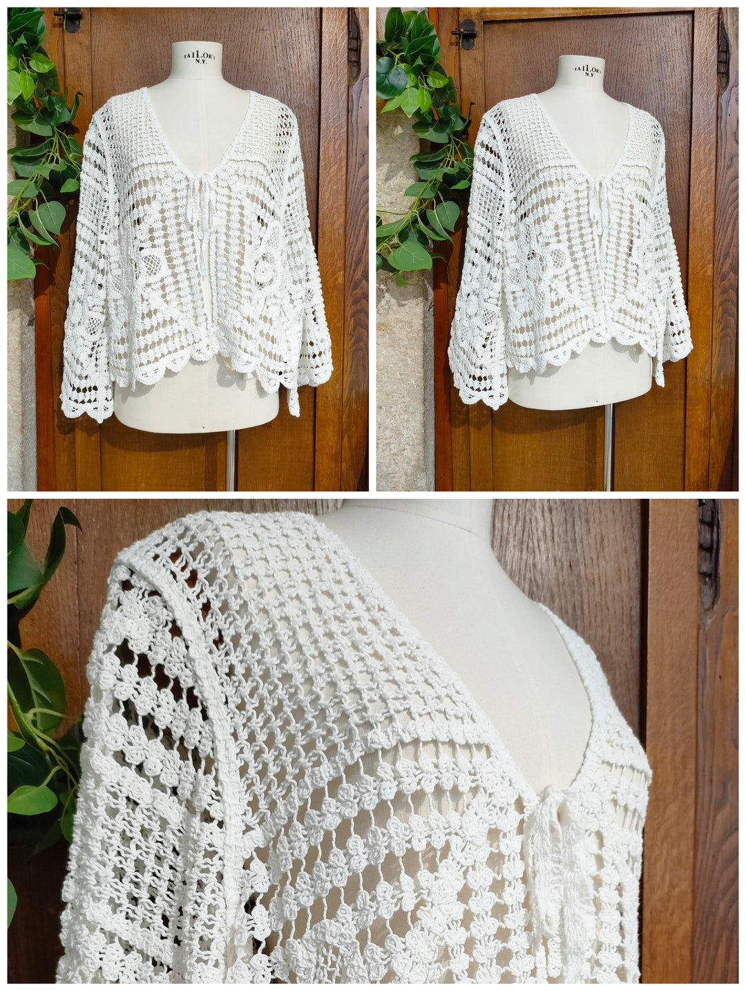 Cardigan traforato