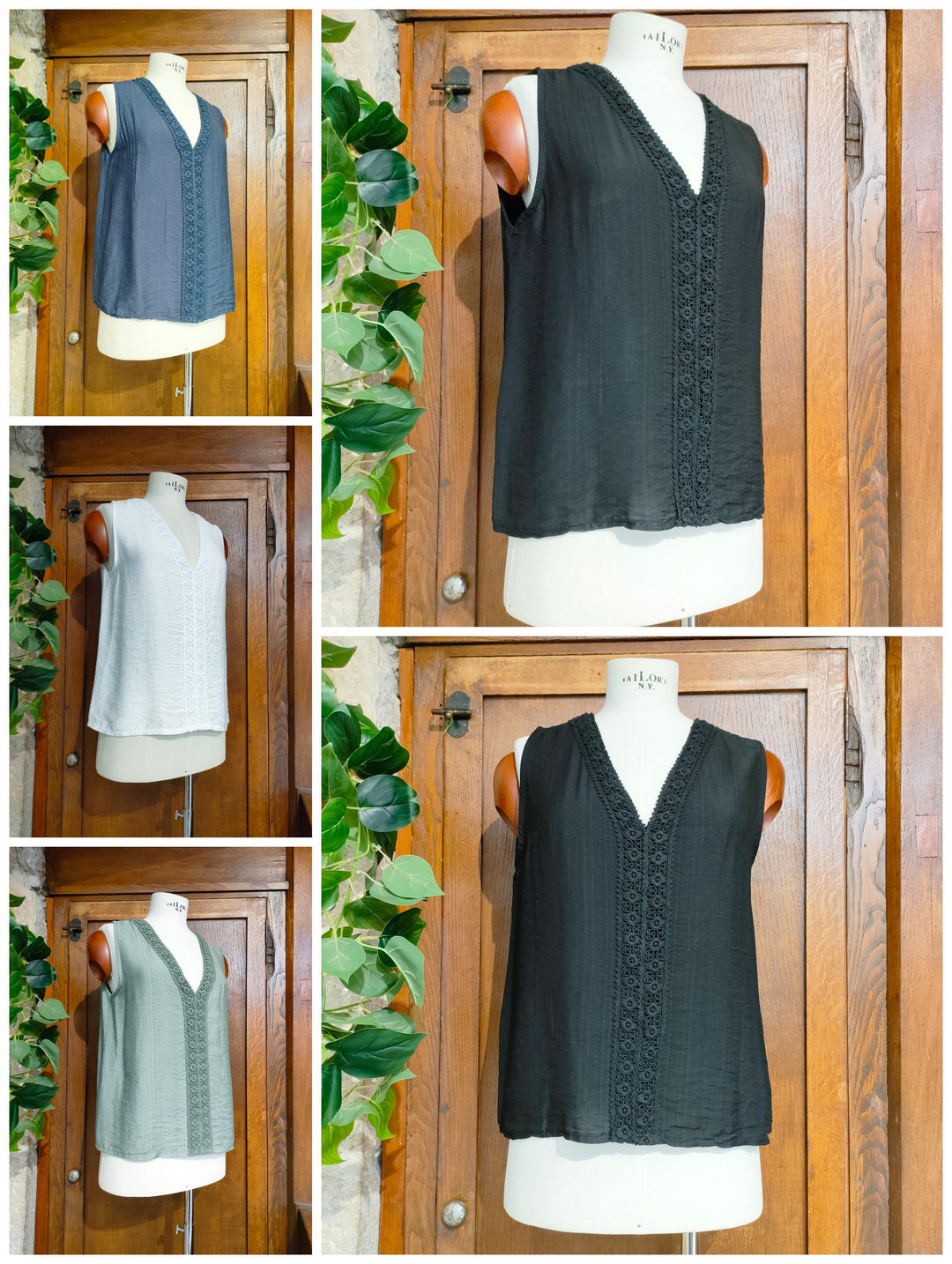 Blusa smanicata