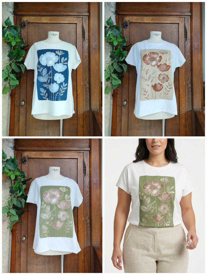 T-shirt over