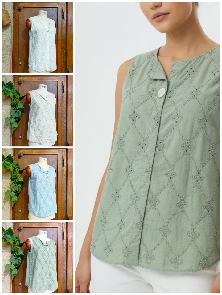 Blusa smanicata