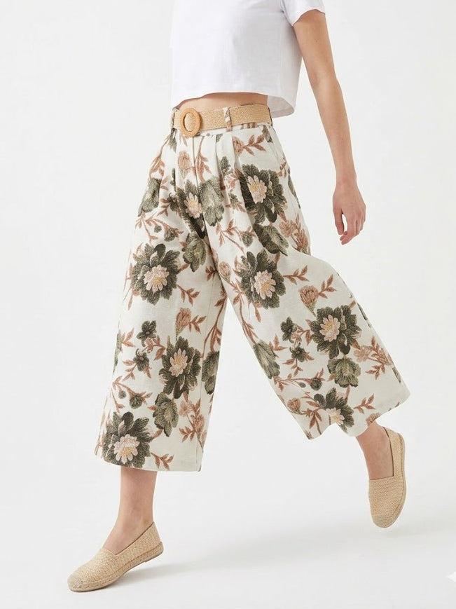Pantaloni floreali