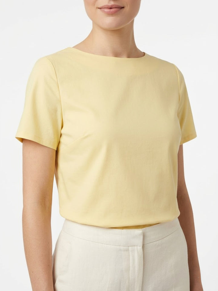 T-shirt maxi fiocco dietro