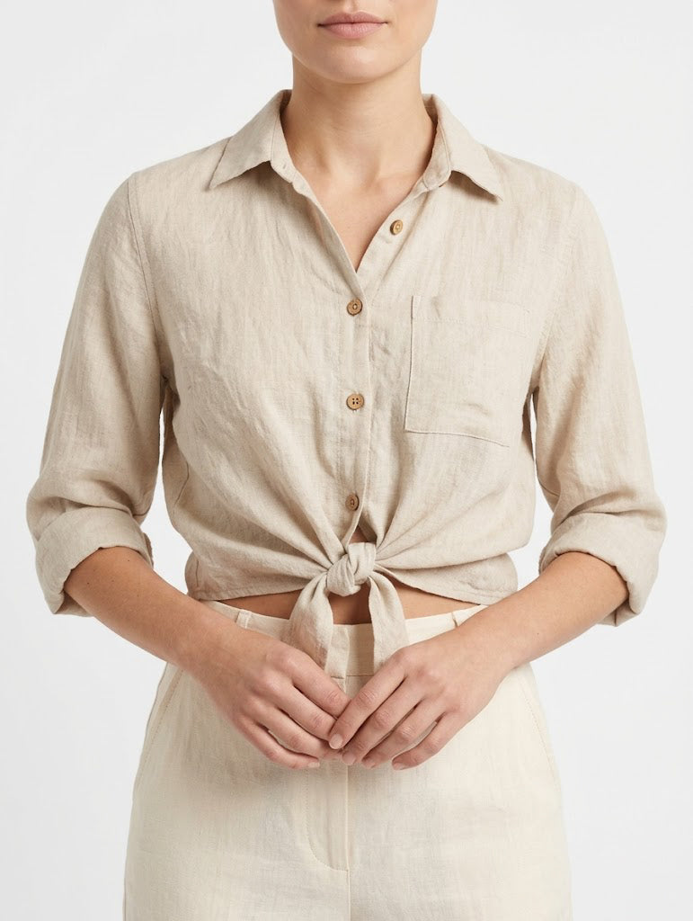 Camicia 100% lino