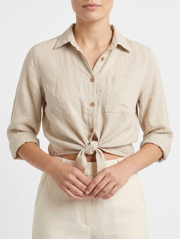 Camicia 100% lino