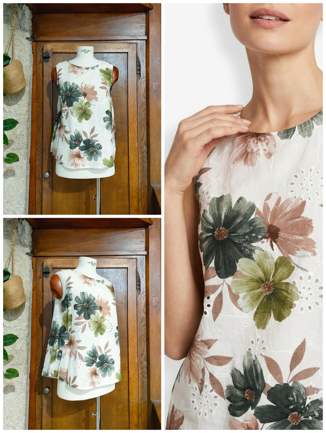 Blusa smanicata