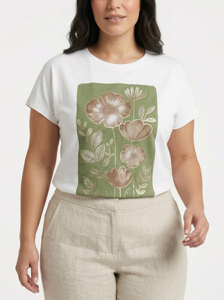 T-shirt over
