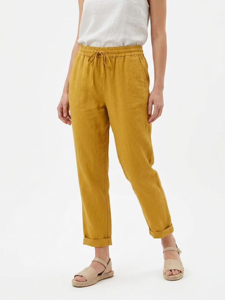 Pantaloni 100% lino