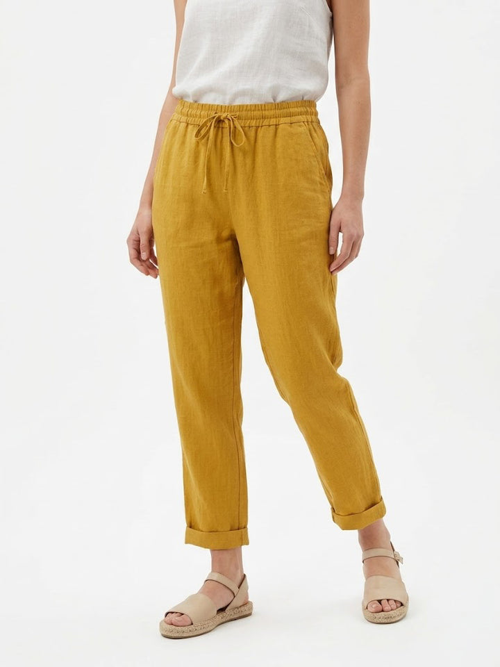 Pantaloni 100% lino