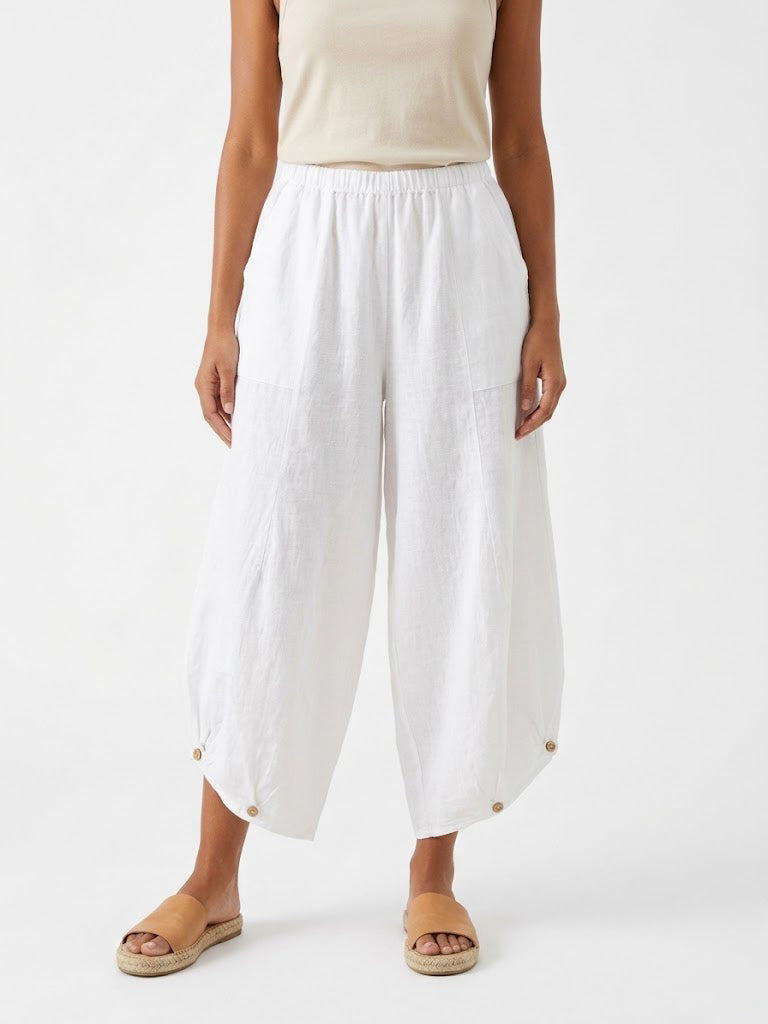 Pantaloni 100% lino