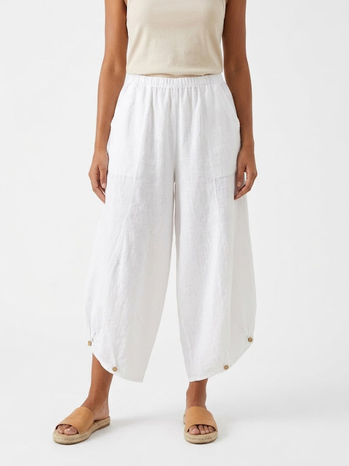 Pantaloni 100% lino