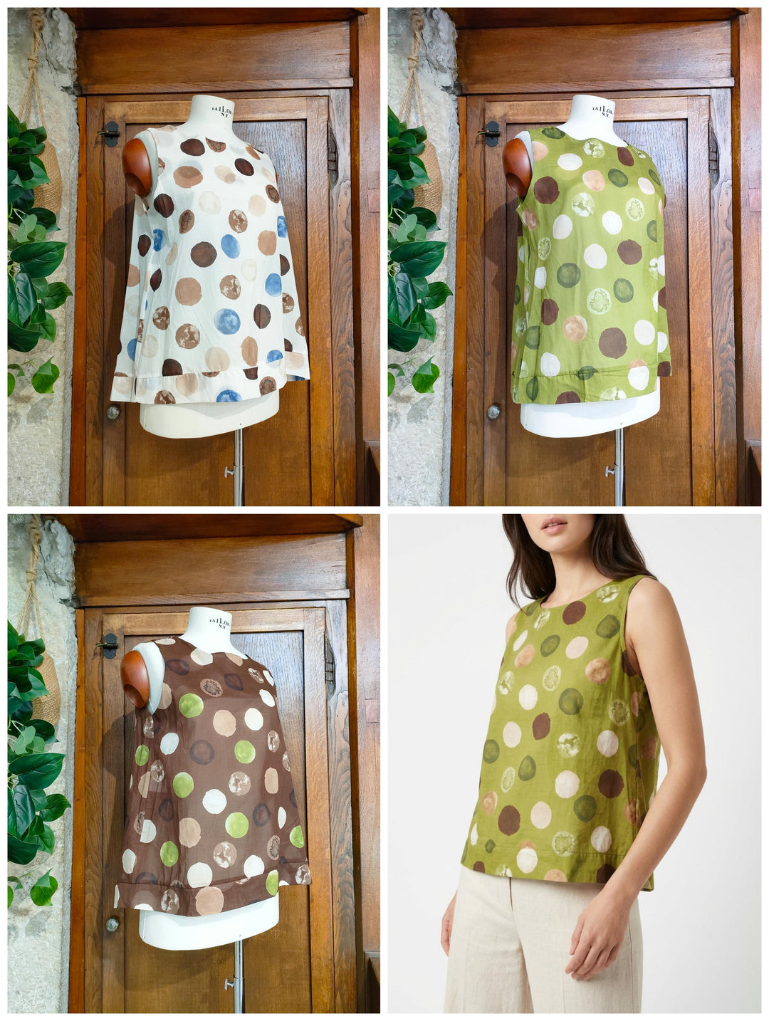 Blusa smanicata