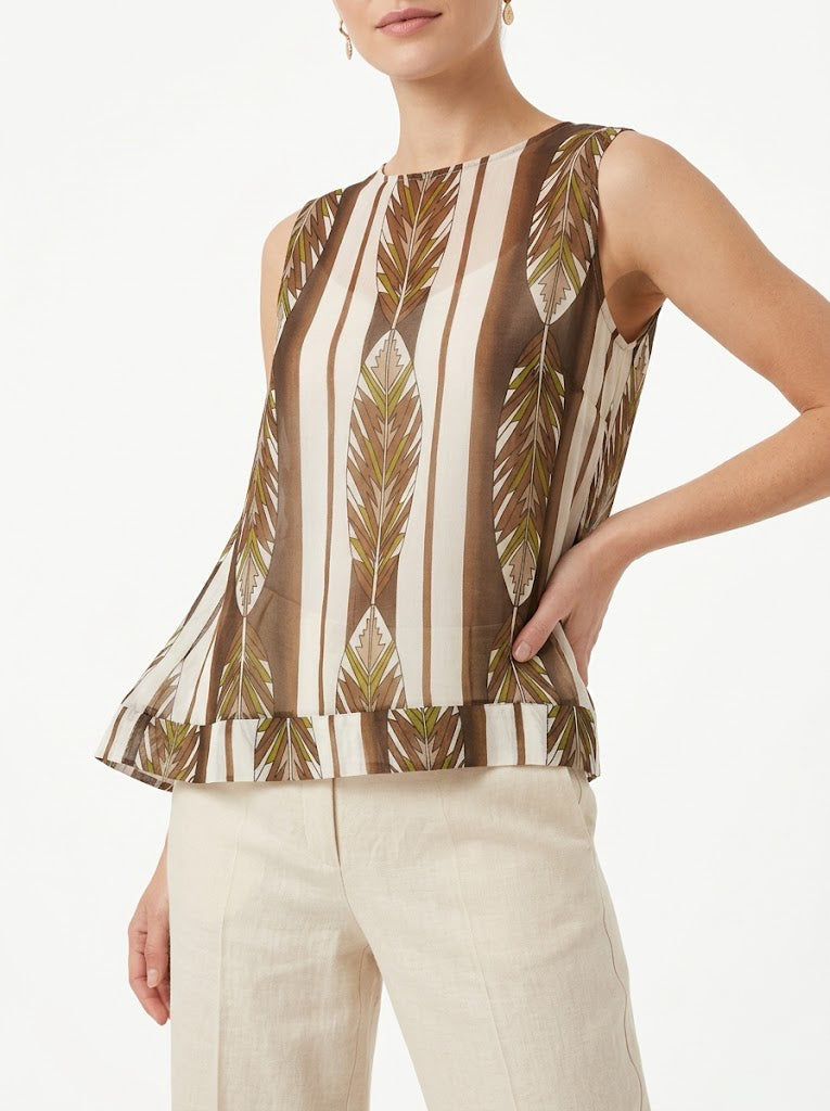Blusa smanicata