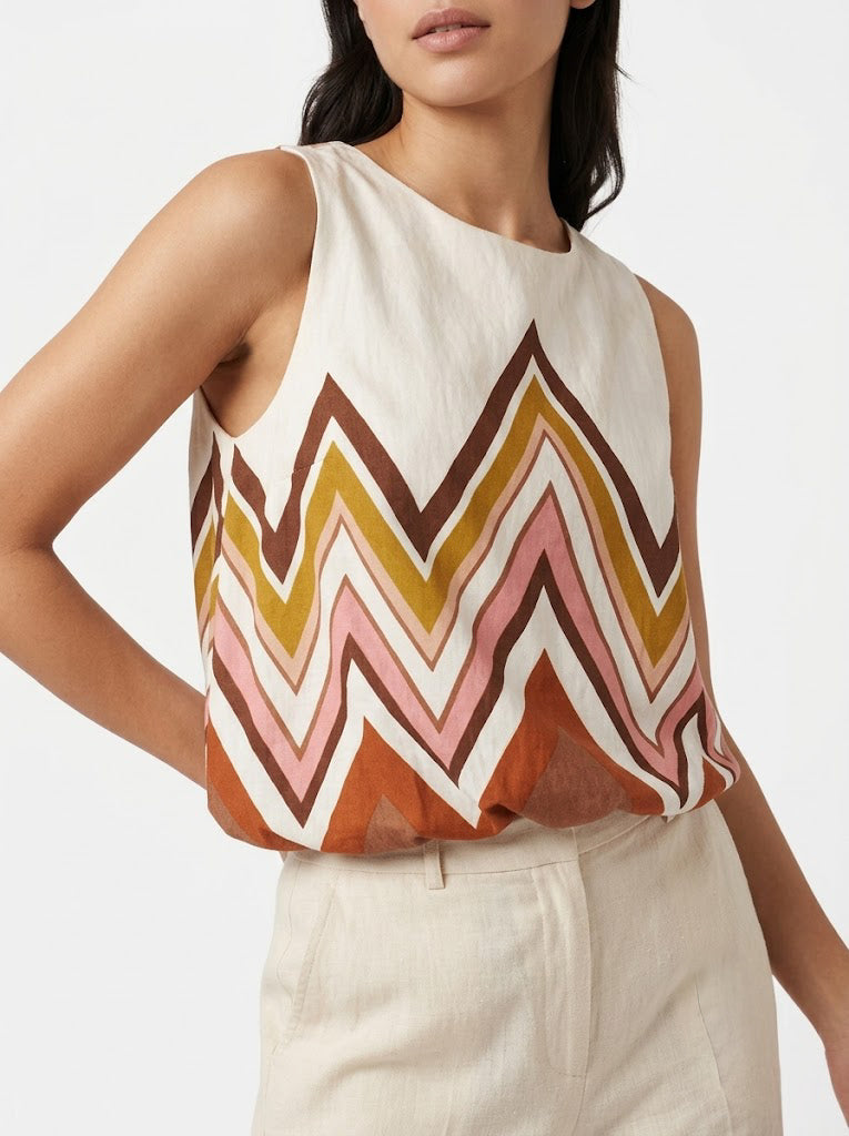 Blusa smanicata