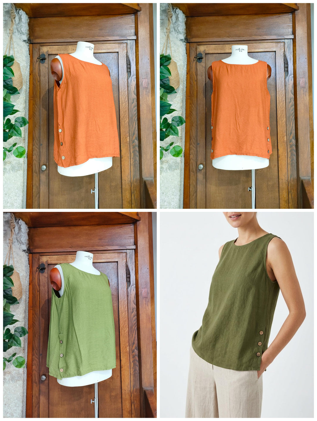 Blusa smanicata
