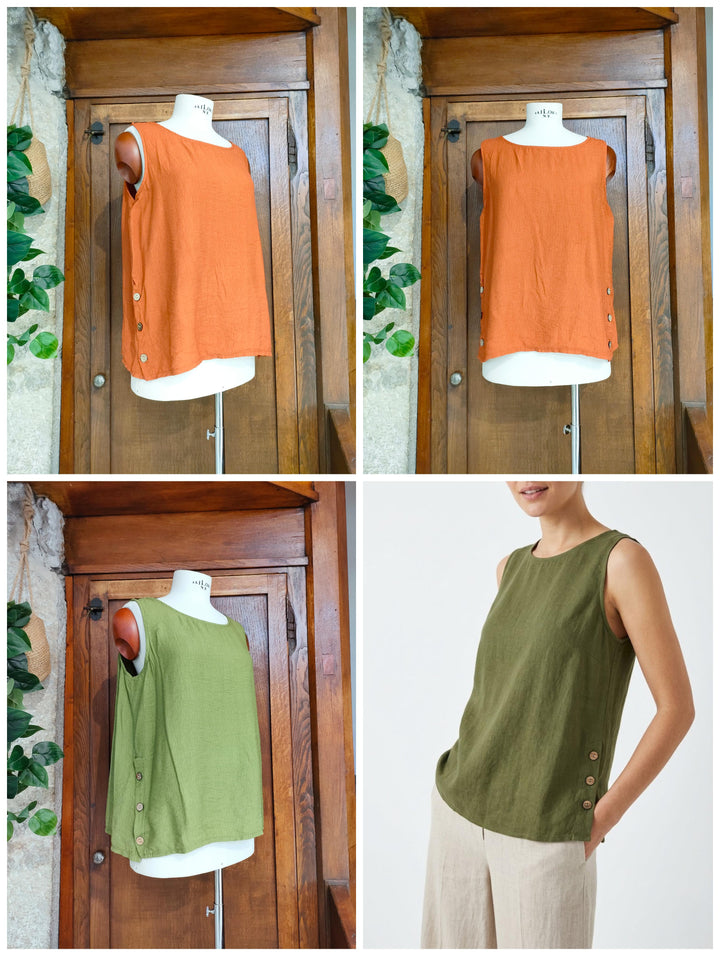Blusa smanicata