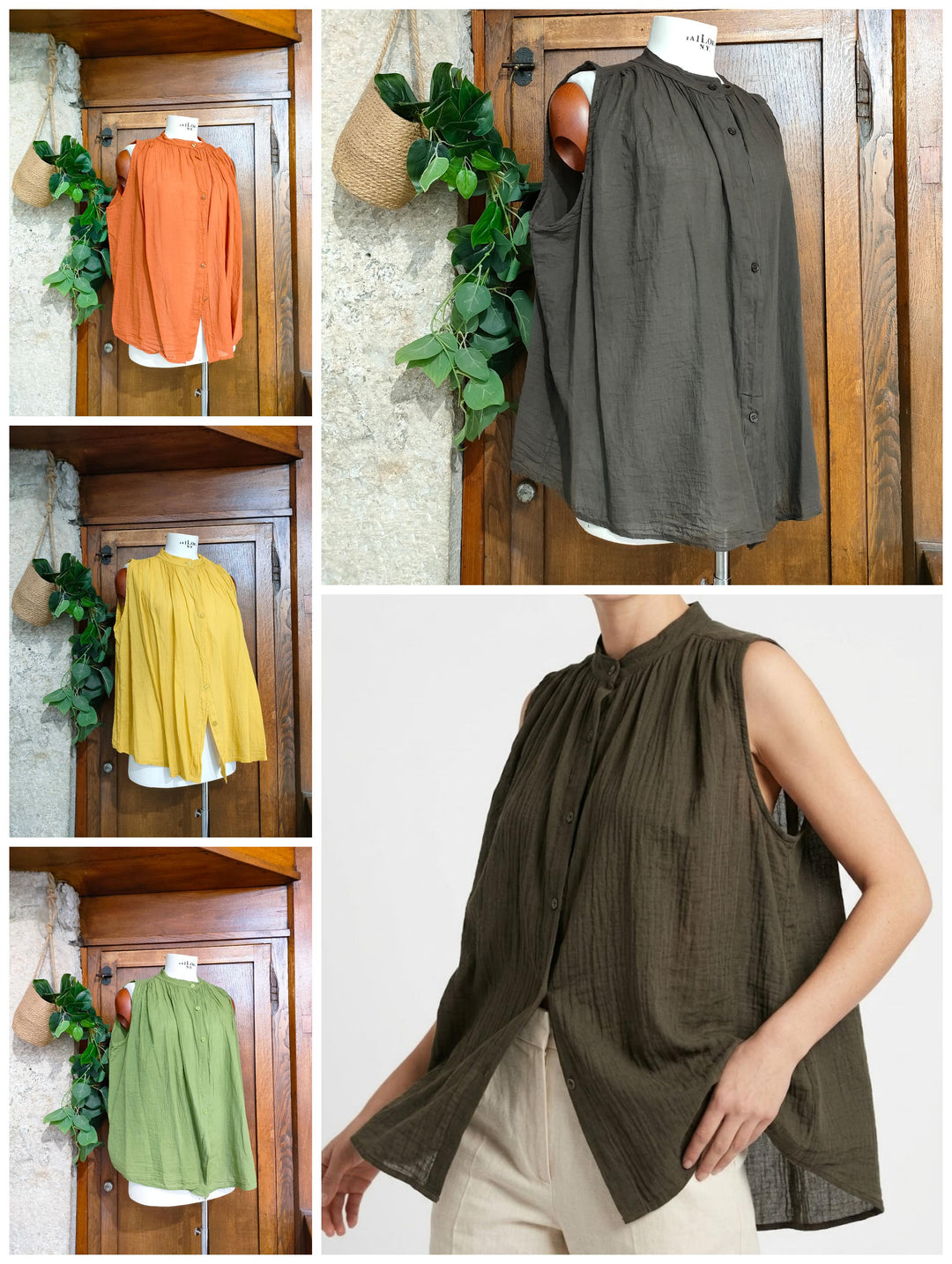 Camicia smanicata
