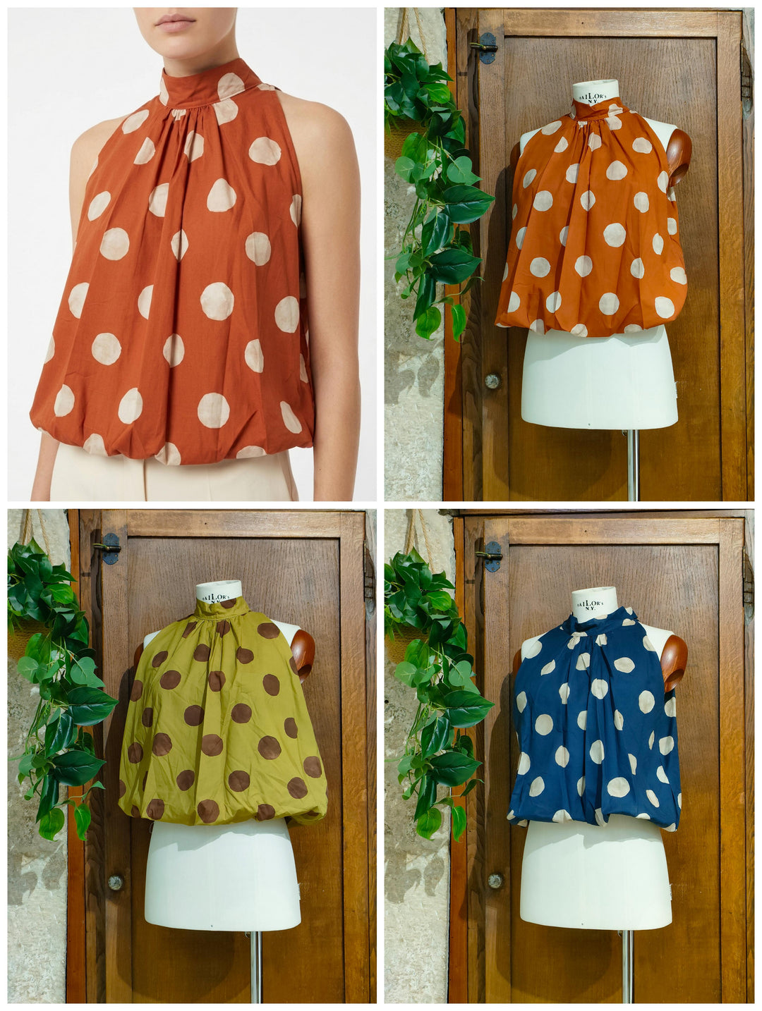 Blusa smanicata