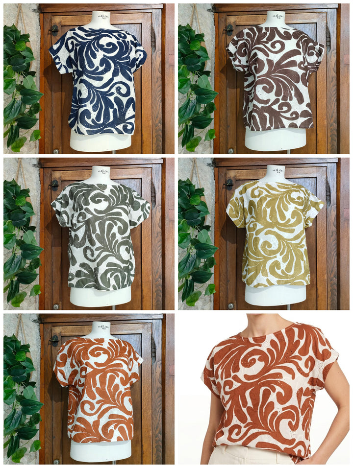 Blusa smanicata