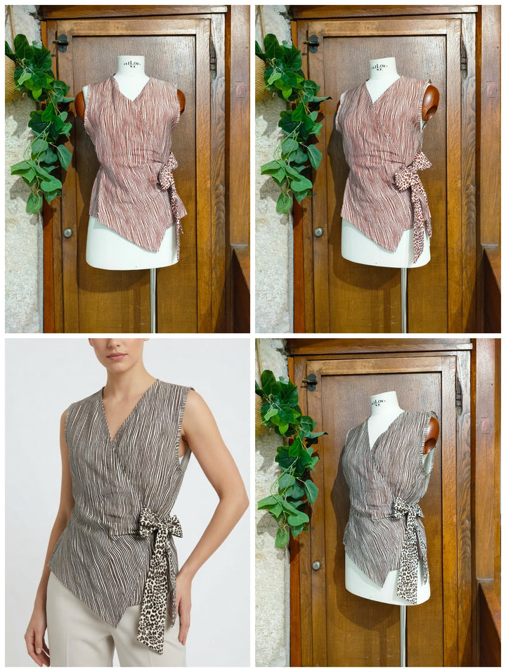 Blusa smanicata