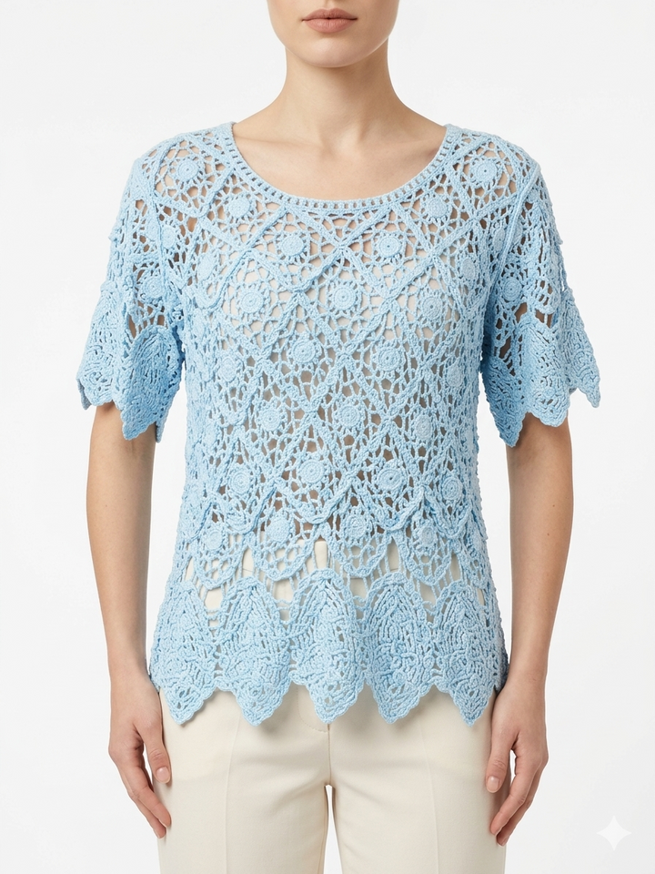Maglia in  macramè