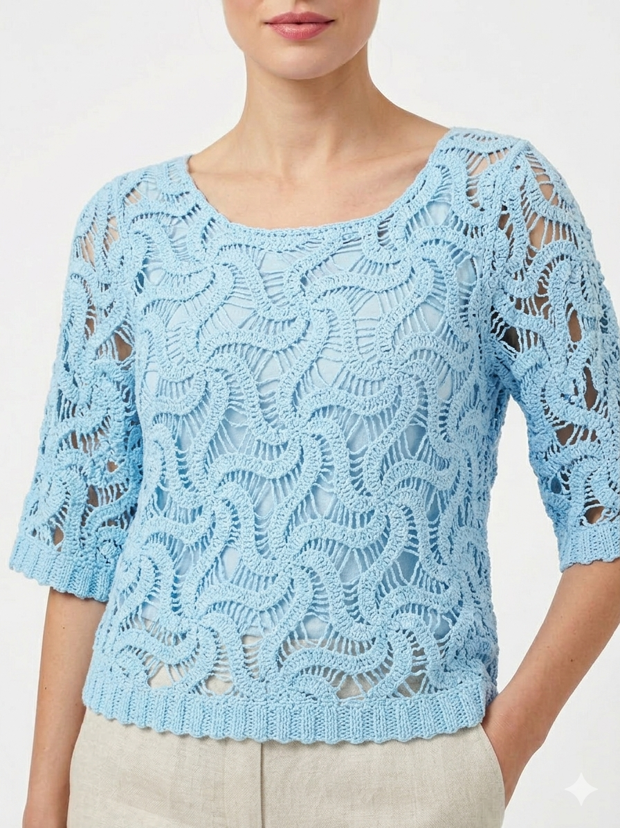 Twinset macramè