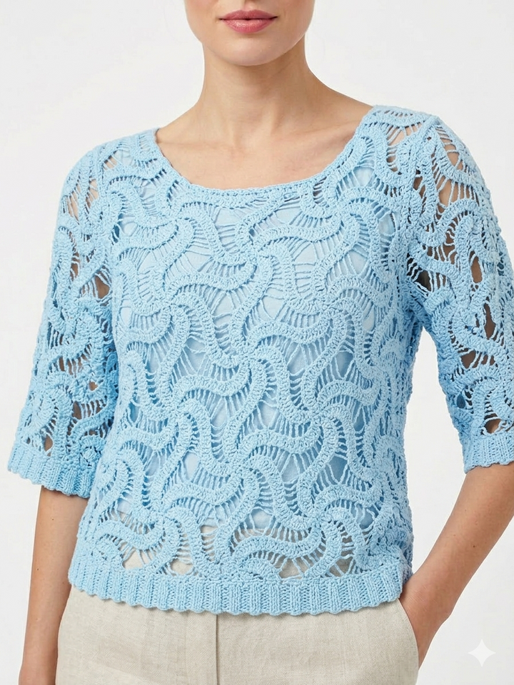 Twinset macramè