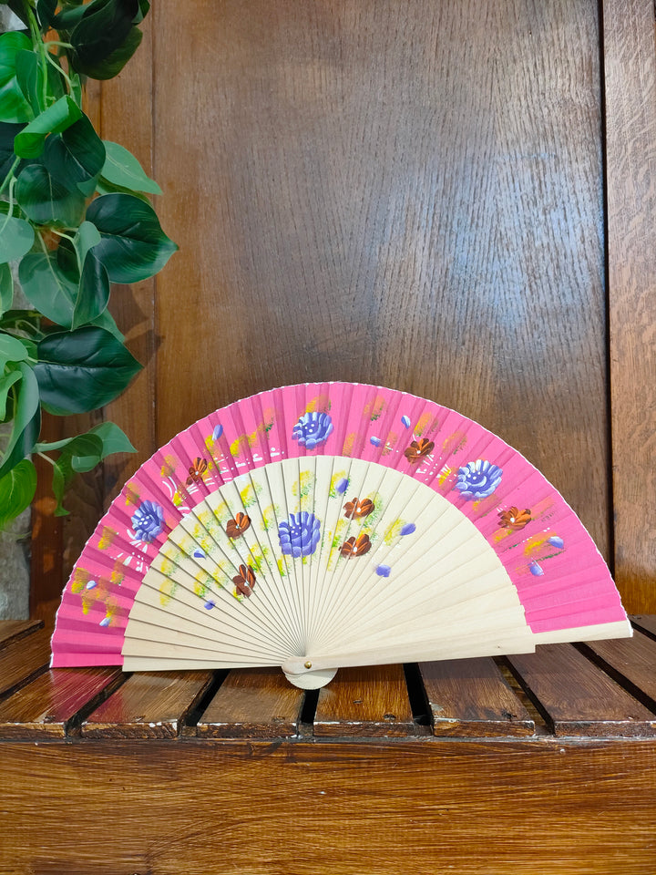 Ventaglio fiori acquerello