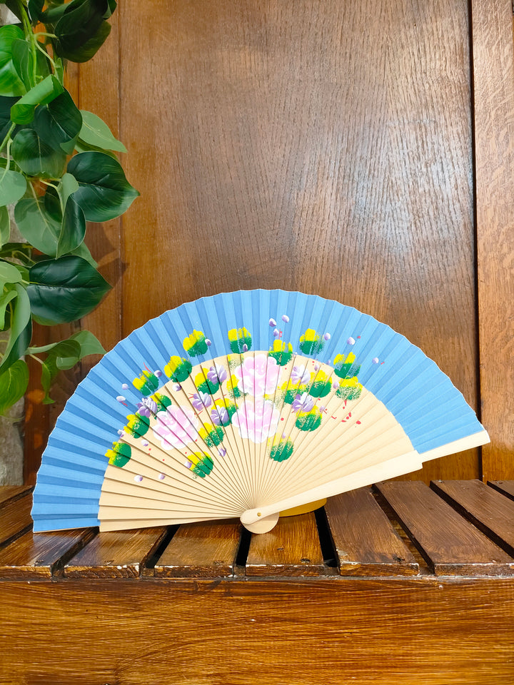 Ventaglio fiori acquerello