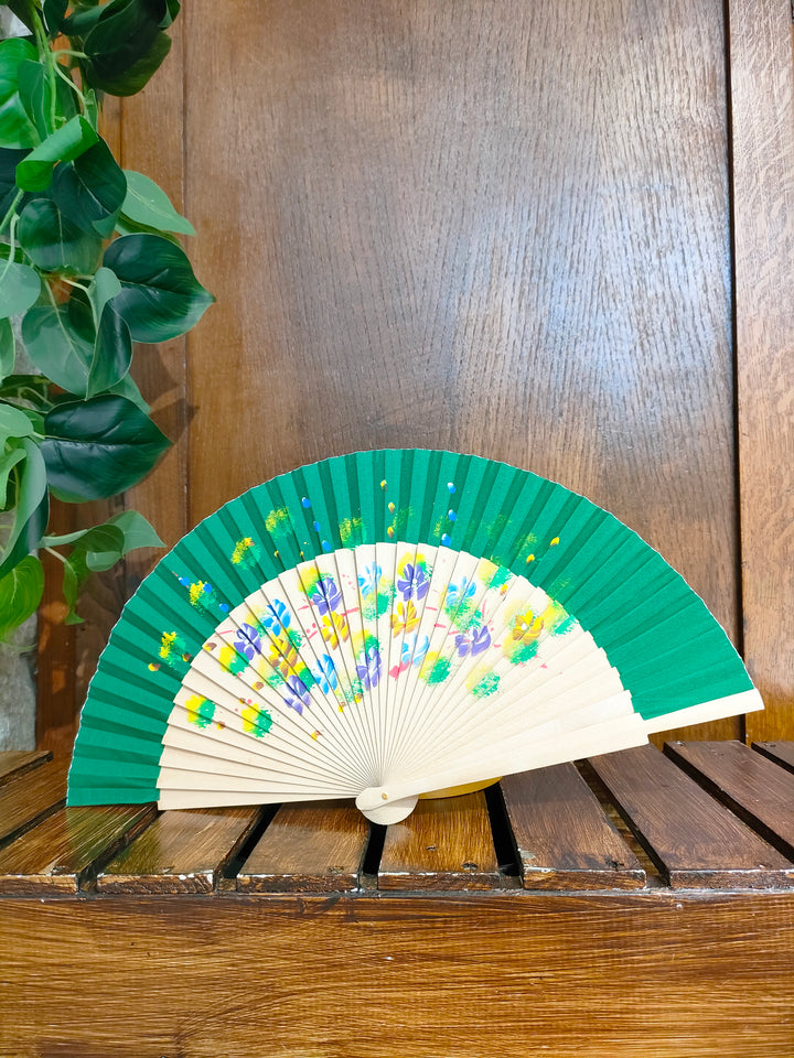 Ventaglio fiori acquerello