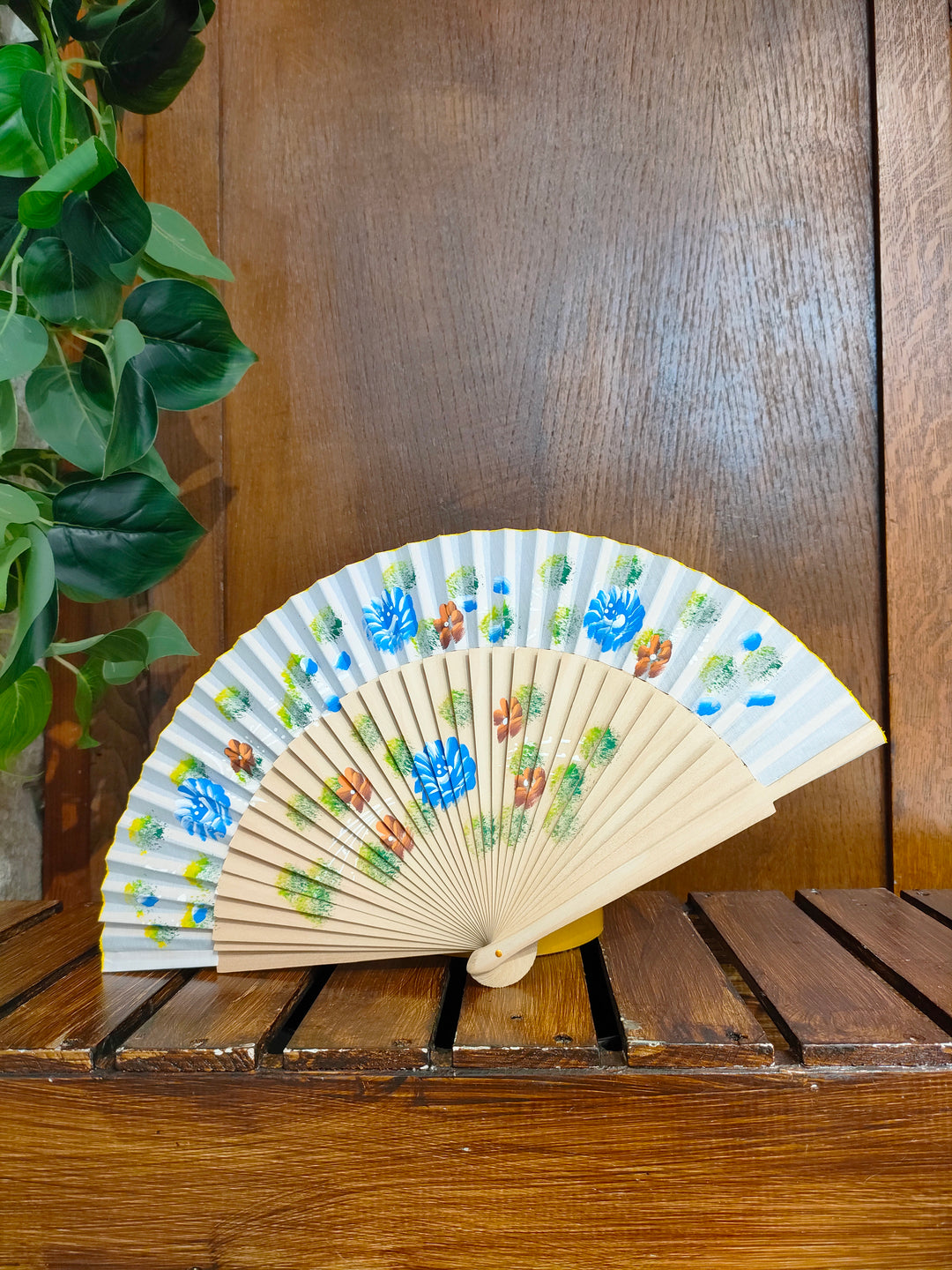 Ventaglio fiori acquerello