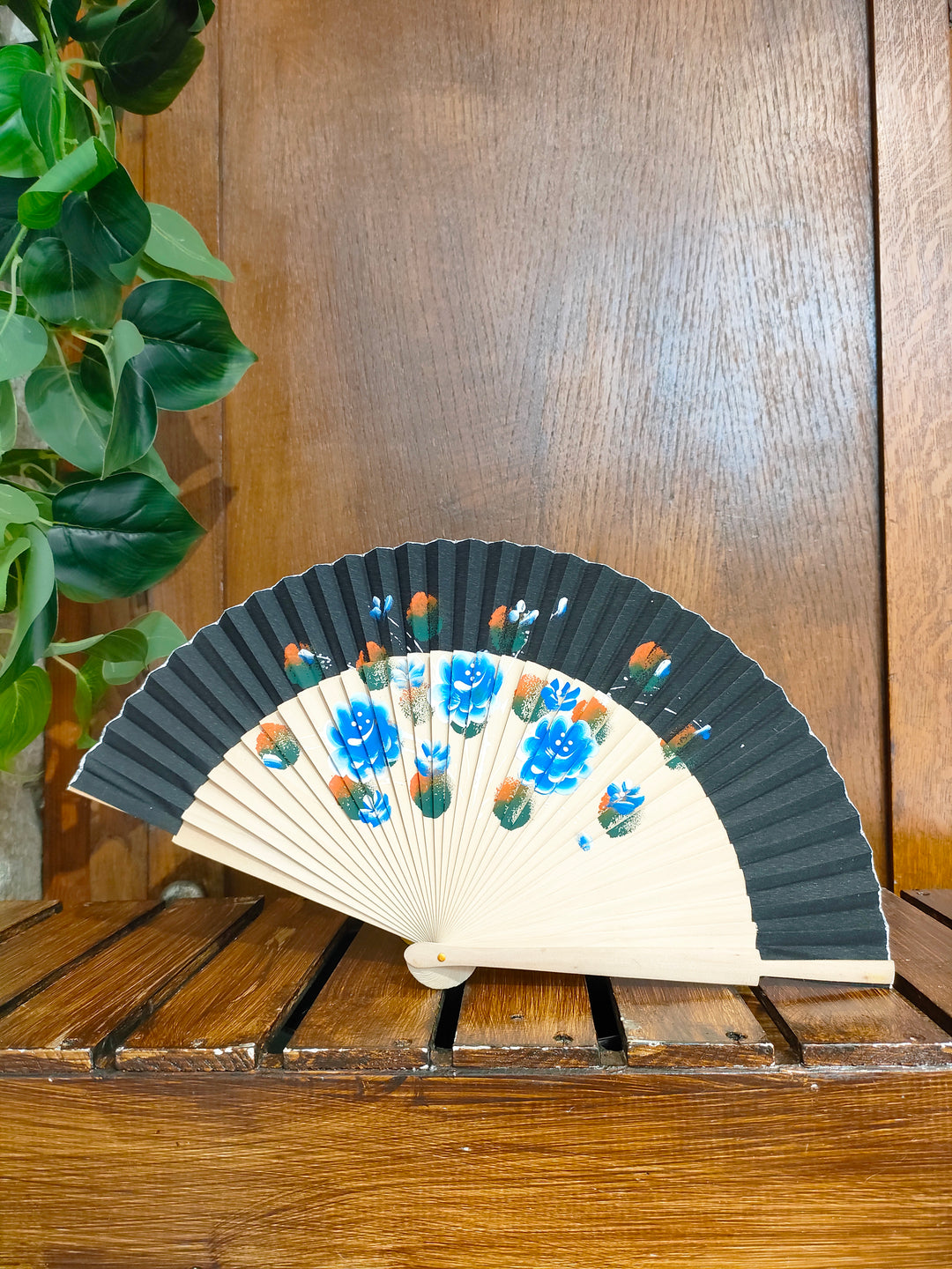Ventaglio fiori acquerello