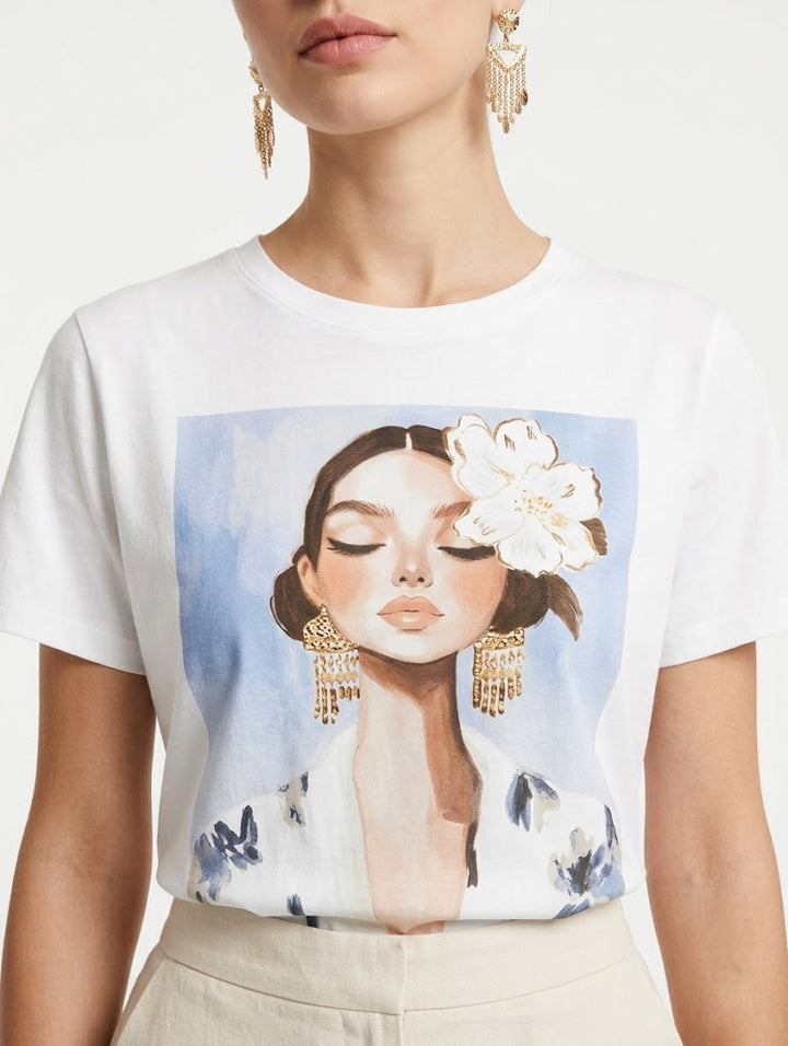 T-shirt girl